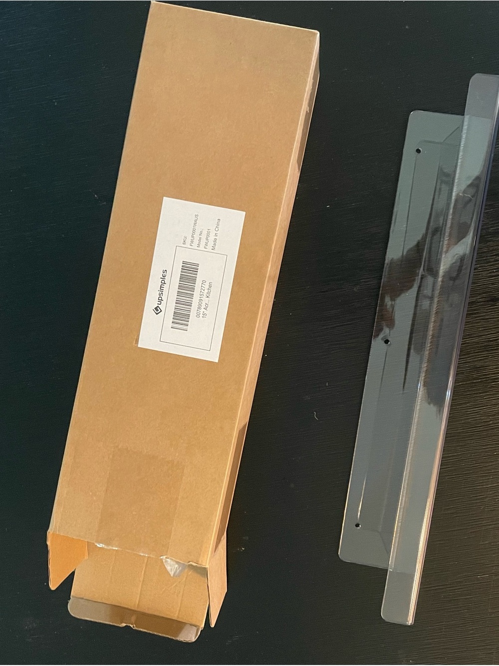 15” Clear Acrylic Shelf - Transparent Wall Shelf